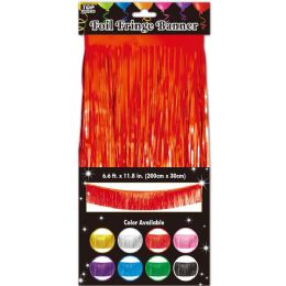 24 Bulk Foil Fringe Banner 6.6ftx11.8in