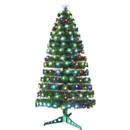 6 Bulk 2f/55t Optical Fiber Tree W/ornament
