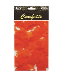 24 Bulk 15g Star Confetti Orange12/432
