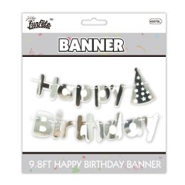 24 Bulk B'day Banner 10ft sl