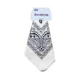 48 Bulk Bandana White