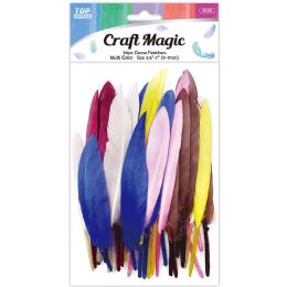 24 Bulk Goose Feather Orange 30ct 9-17cm