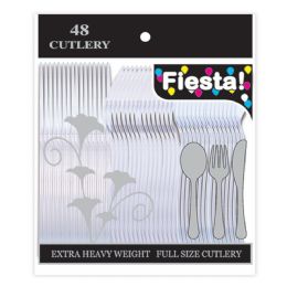 48 Bulk 48ct/10# Prem Clear Cutlery 48s