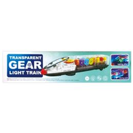 12 Bulk Transparent Gear High Speed Train 30x8x5cm