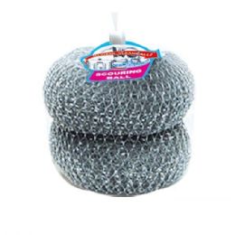 48 Bulk 2pc Jumbo Metal Scourer 48s
