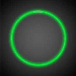 200 Bulk Green 22" Glow Necklaces