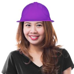 108 Bulk Purple Construction Hats