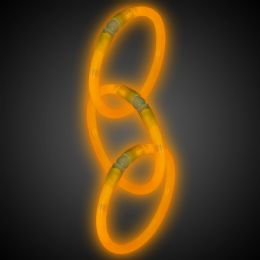 210 Bulk Orange Glow Bracelets