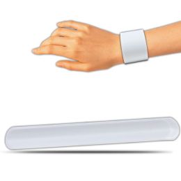 192 Bulk White Slap Bracelets