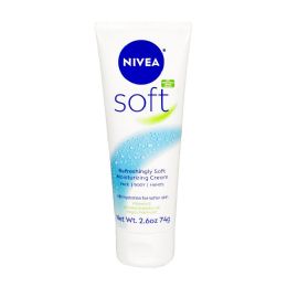 24 Bulk Nivea Soft Face, Body, Hands, Moisturizing Cream - 2.6 Oz.