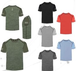 72 Bulk Mens Short Sleeve Performance Top M-2x