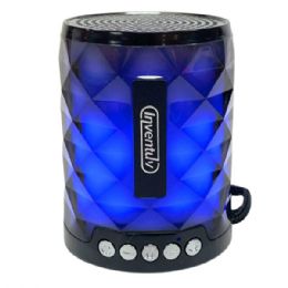 5 Bulk Sparkle Wireless Portable Bluetooth Speaker With Rgb Light In Black