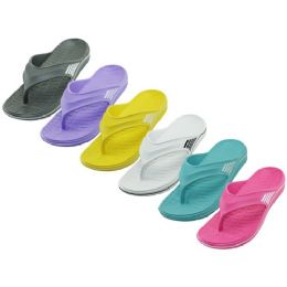 36 Bulk Women's Outdoor Light Weight Thong Sandals 5-10