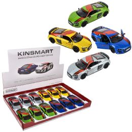 144 Bulk 5" Diecast Pull Back 2020 Audi R8 Coupe Livery 12ct