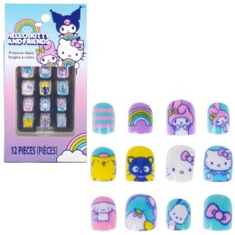 48 Bulk Hello Kitty & Friends 12pk Press On Nails