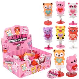 288 Bulk 2.75" Valentine's Day Animal PoP-Ups