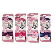 72 Bulk Women's Heart And Stripe Thermal Insulated Sock