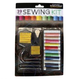 24 Bulk 39 Piece Sewing Kit Thread Set