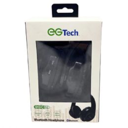 4 Bulk 4 Eg Tech Bluetooth Over The Head Wireless Headphones In Black