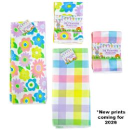 48 Bulk Kitchen Textiles Easter/spring 2pk Dishcloth/1 Towel Ht/jhook/wrap Card