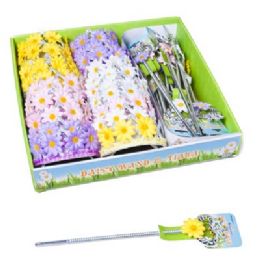 48 Bulk Daisy Wand And Tiara 4ast Flower Color/48pc Pdq