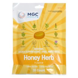 96 Bulk Cough Drops 30ct Honey Herb Compare To Ricola 8-12pc Tray Pack 08/2027