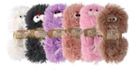 72 Bulk Furry Monster Fleece Floor Slipper