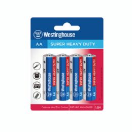 144 Bulk Aa Westinghouse 4pk Heavy Duty Batteri