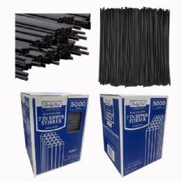 2 Bulk Daily Chef 7 Inches Sipper & Stirrer 5000 Pcs Per Box