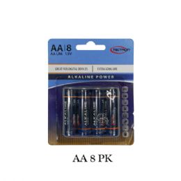 24 Bulk 8 Pk Aa Alkaline Batter