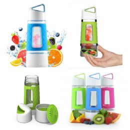 12 Bulk 20 Oz Fruit Infusion Water Bottle With Pump