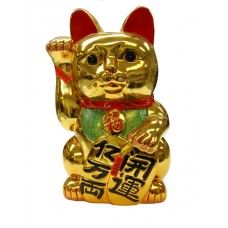24 Bulk 16inch Ceramic Golden Lucky Cat Saving Bank