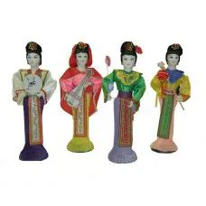 240 Bulk 10 Inches Height Chinese Hand Make Tradition Silk Beauty Doll
