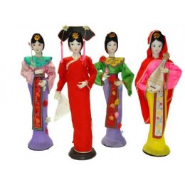 60 Bulk 16 Inches Height Chinese Hand Make Tradition Silk Beauty Dolls