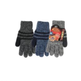 72 Bulk Men`s Heated Thermal Winter Gloves