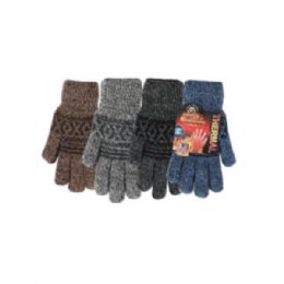 72 Bulk Men`s Heated Thermal Winter Gloves
