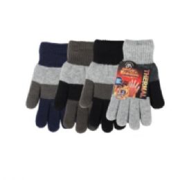 72 Bulk Men`s Heated Thermal Winter Gloves