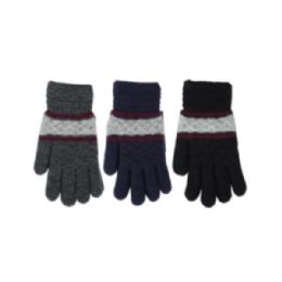 72 Bulk Men`s Heated Thermal Winter Gloves