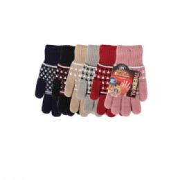 72 Bulk Ladies Heated Thermal Winter Gloves