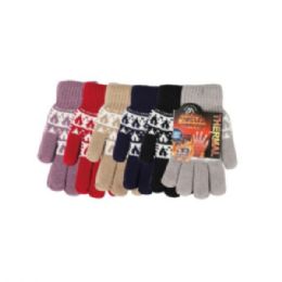 72 Bulk Ladies Heated Thermal Winter Gloves