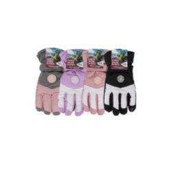 72 Bulk Ladies Skiing Gloves
