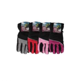 72 Bulk Ladies Skiing Gloves
