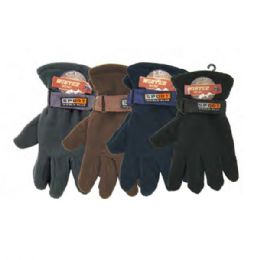 144 Bulk Men Polar Fleece Glove