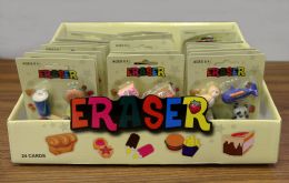 60 Bulk Japanese Puzzle Eraser Display Unit W/ 24pc