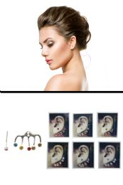 60 Bulk Crystal Accent BehinD-ThE-Ear Single Post Earring Assorted