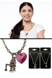 60 Bulk Silver Tone Robot Pendant Necklace
