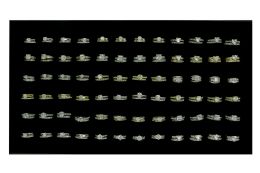 60 Bulk Cz Wedding Ring Set