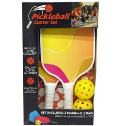 2 Bulk 7.8-inch X 16-inch Lightweight Pickleball Paddle With 10mm Core Set In Assorted  Designs