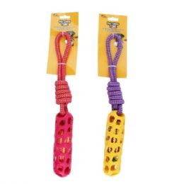 6 Bulk Durable Squeaky Textured Grip Surface Dog Toy  In Assorted Colors