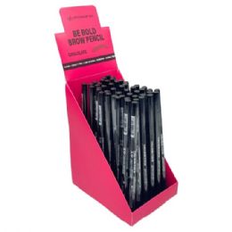 96 Bulk Be Bold Chocolate Brow Pencil In Countertop Display